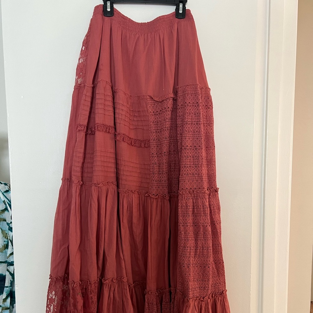 Tired maxi skirt worn 2 times
